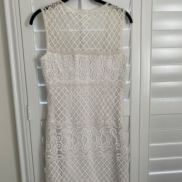 Laundry by Shelli Segal white lace mini dress - Picture 8 of 10